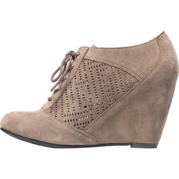 | Fergalicious | Lace Up Wedge Bootie - Picture 3 of 4