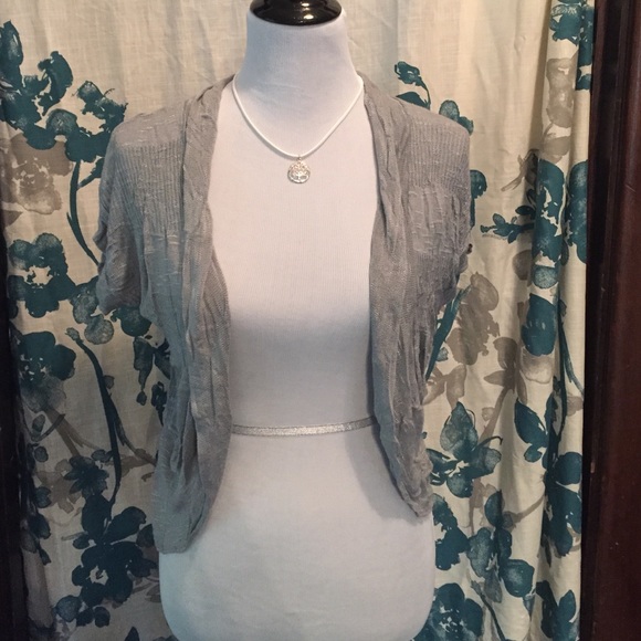 Cute silver-grey shrug