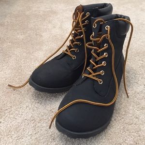 Rock & Candy black combat boots