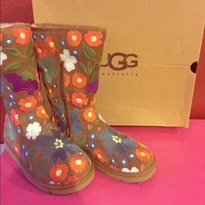 UGG Australia Embroidered Boots