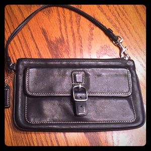 Black Coach wristlet