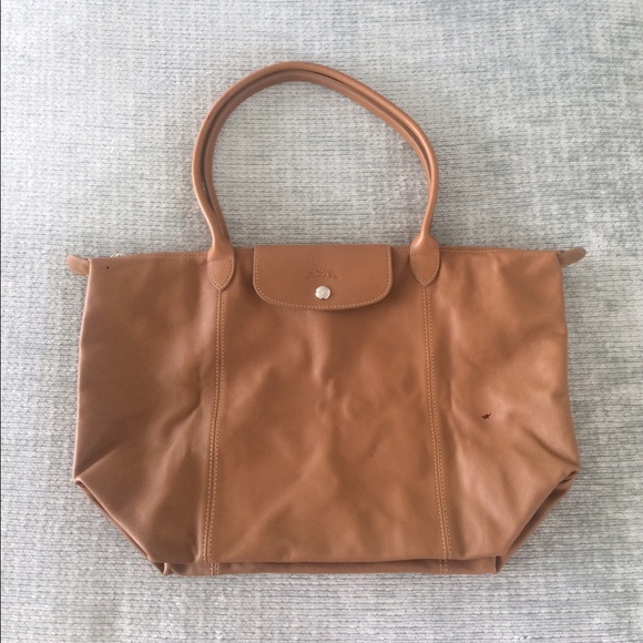 Longchamp Le pliage large cuir tote