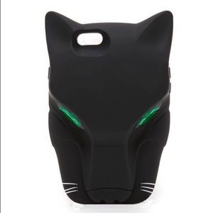 Jewel Eyed Black Panther iPhone Case