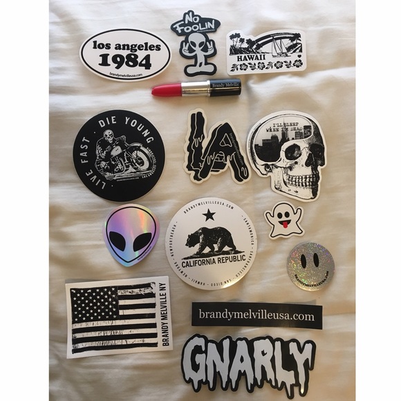 Brandy Melville stickers & pen