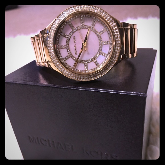 👑MK gold-tone watch👑