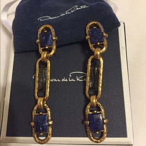 Oscar de la renta statement earrings