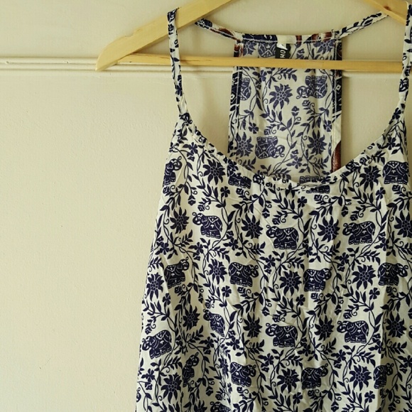 Boho Floral Summer Beach Dress - Picture 2 of 4