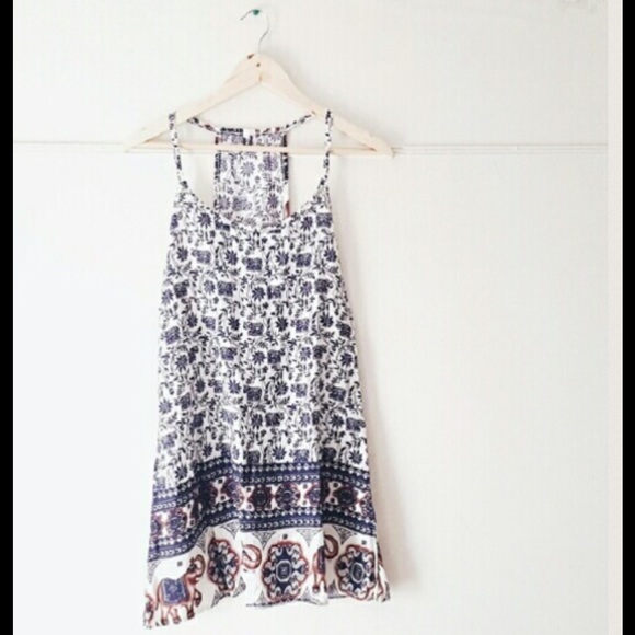 Boho Floral Summer Beach Dress - Picture 4 of 4
