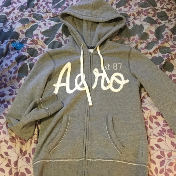 Dark gray Aeropostale hoodie