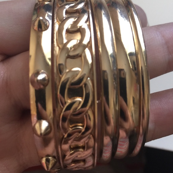 Gold Bangles - Picture 2 of 3