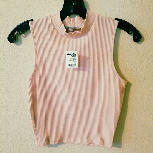 Ribbed blush top