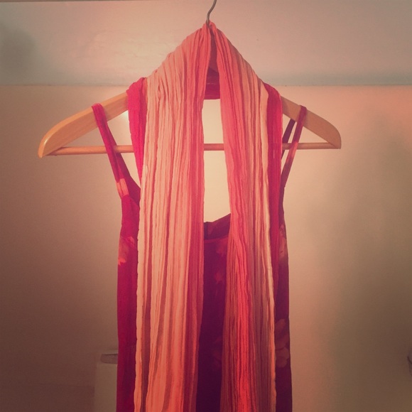 Long flowered dress multicolored.