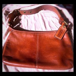 Coach Brown Bleecker Leather Hobo Purse 11415