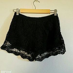 Lace shorts