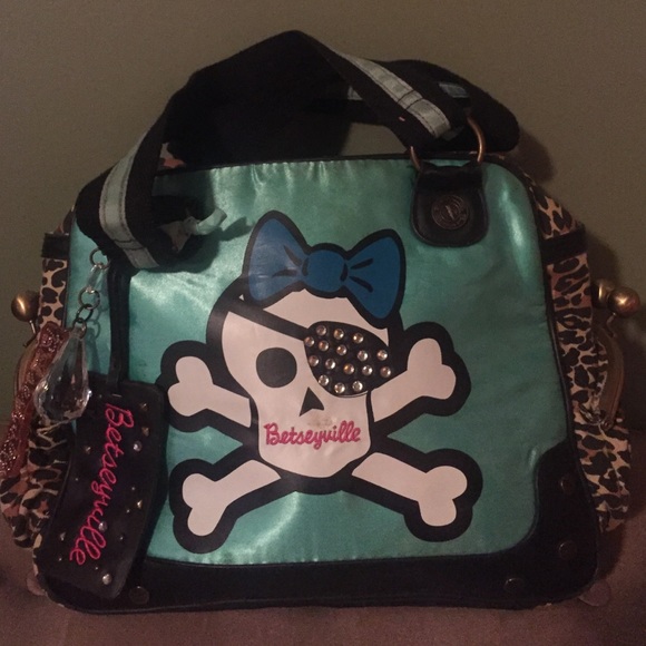 Betsy Johnson Skull Purse