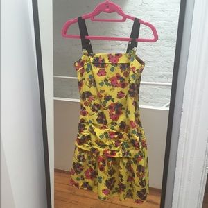 Rachel Roy yellow cocktail dress