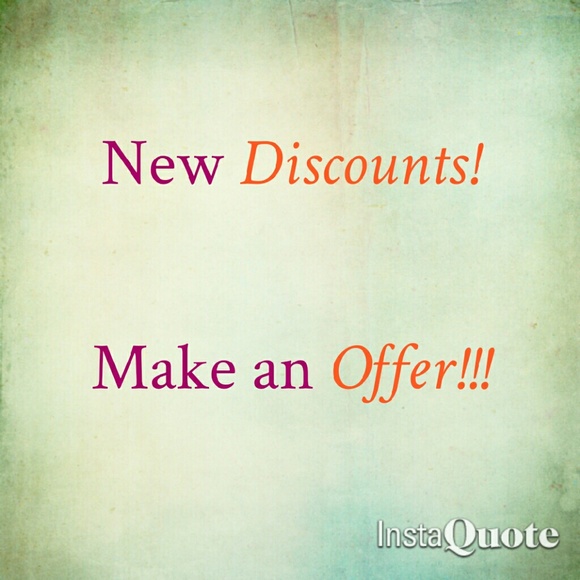 Discounts!