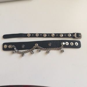 Pair of Edgy Wrap Bracelets