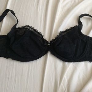 Black lace 30H bra from Nordstrom