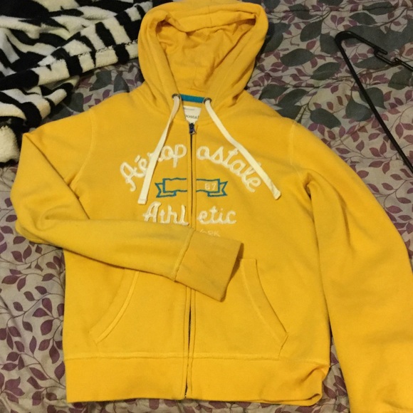 Yellow Aeropostale jacket