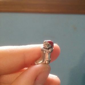 Bear Stocking Christmas PANDORA Charm