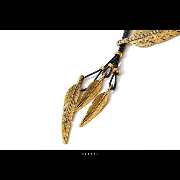 HOST PICK! New Feather Pendant Statement Necklace - Picture 2 of 5
