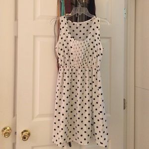 Delia's polka dotted dress