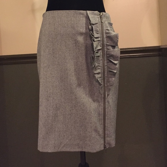 Stylish gray skirt