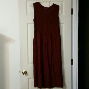 Maroon Maxi dress
