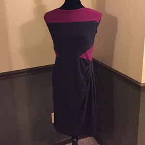 Black and Plum dress