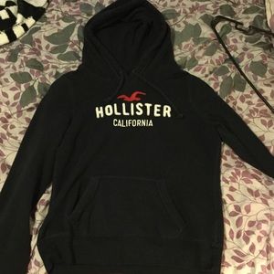 Dark blue Hollister hoodie