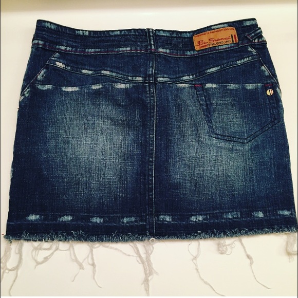 Ben Sherman Denim Mini Skirt - Picture 2 of 3