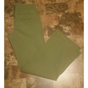 Ann Taylor LOFT Army Green Pants