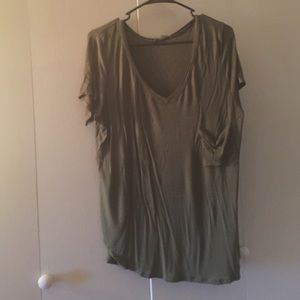 Slouchy Green Tee