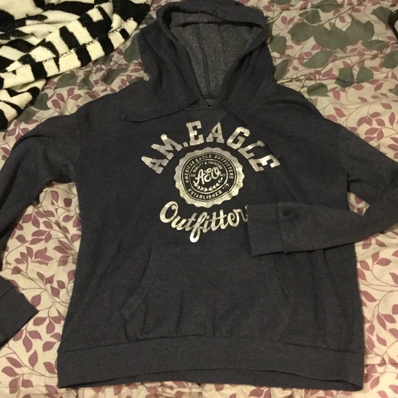 Dark blue American Eagle hoodie