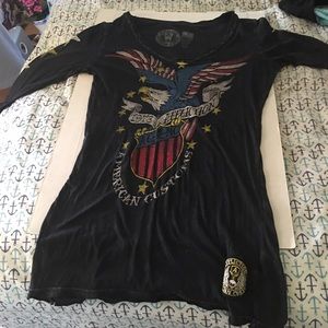 Affliction shirt, worn 3 or 4 times