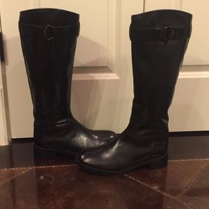 Tory Burch Grace Leather Boots- only worn once