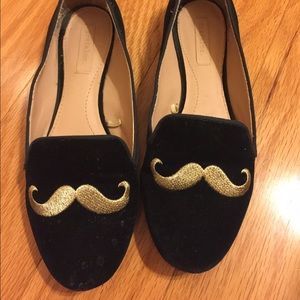 Zara mustache flats
