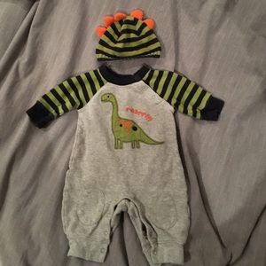 Gymboree 0-3 Month Dinosaur 2 piece set