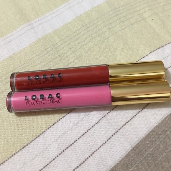 TWO Lorac lip lustre creme