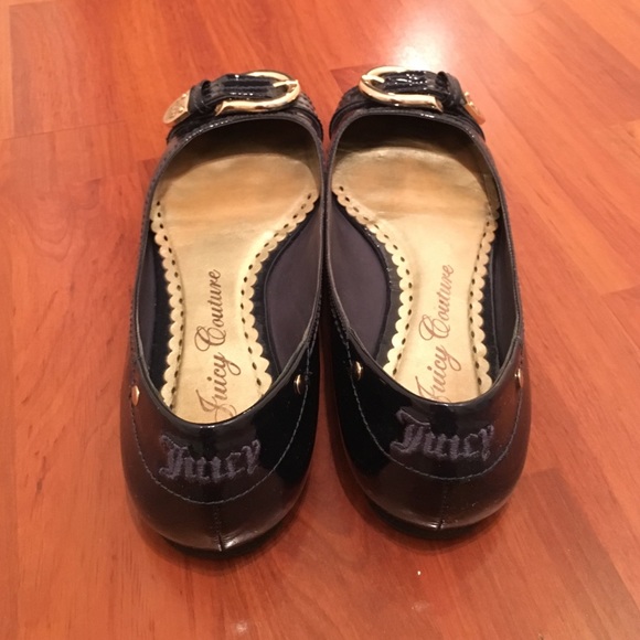 Navy blue Juicy Couture ballet flats - Picture 3 of 3