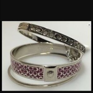 Coach signature bangle