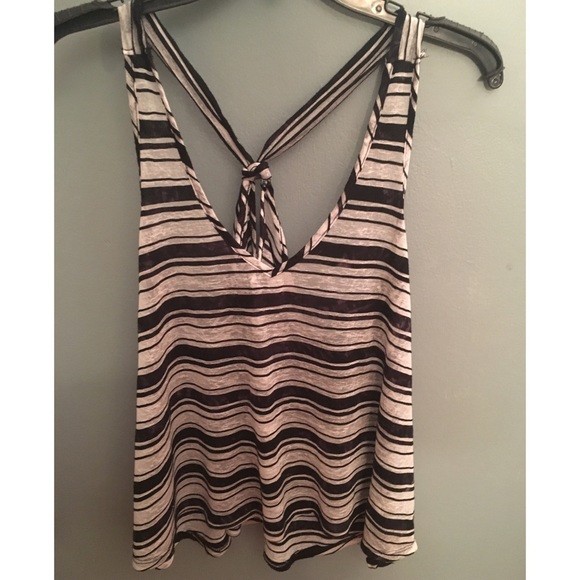 Black and white tank