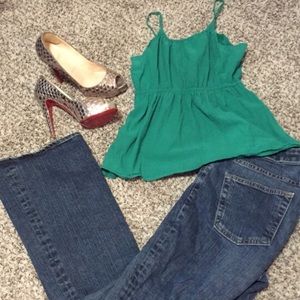 SOLD/NOT AVAILABLE Old Navy Green Spaghetti Strap