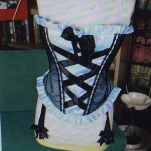 Baby blue large corset. 29"-30"