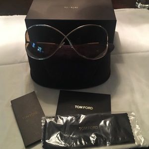 Tom Ford Miranda open temple metal sunglasses