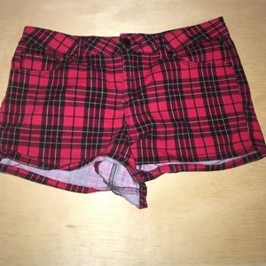 Plaid shorts