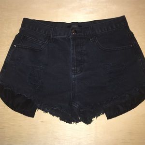 Denim shorts