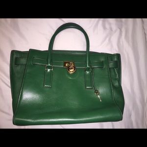 Green Michael Kors Tote