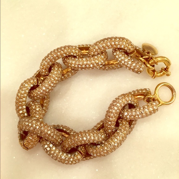 J Crew Pave Bracelet